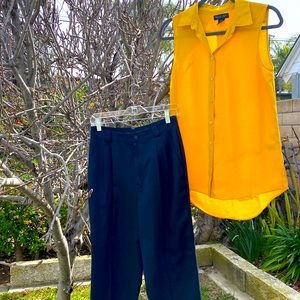 Vintage Fundamental Things Pants and Rachel Zoe Top